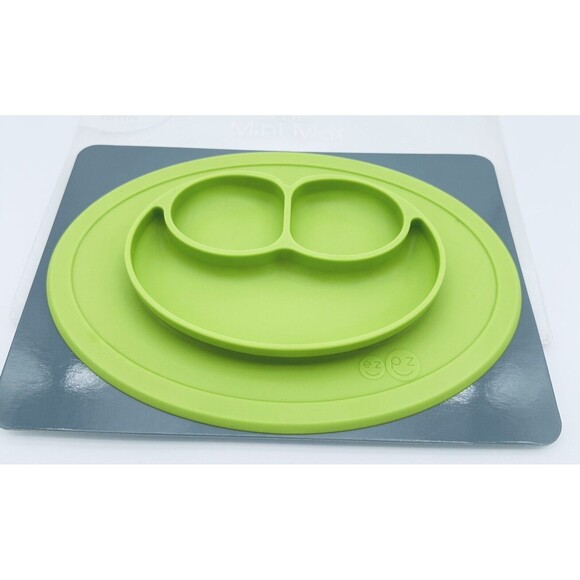 EZPZ The‎ Mini Mat Baby Placemat Food Bowl/Plate Silicone Suction BPA free Green - Picture 3 of 3